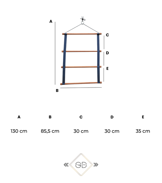 Wieszak na czapraki Grooming Deluxe Saddle Pad Holder Luxe