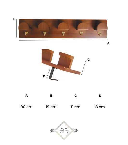 Wieszak na ogłowie Grooming Deluxe - 5 haków