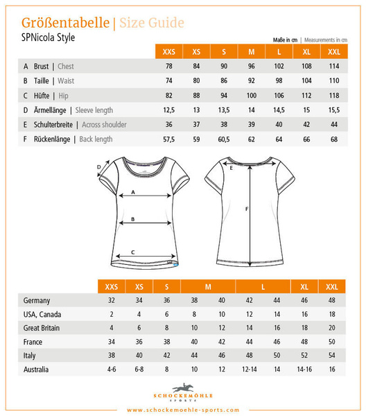 Koszulka z krótkim rękawem Schockemöhle Sports Nicola Style 24