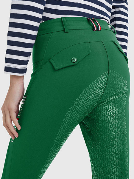 Bryczesy damskie z silikonowym pełnym lejem TOMMY HILFIGER EQUESTRIAN Style - JESIEŃ/ZIMA 2022