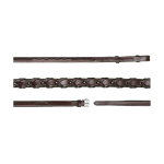 Wodze skórzane plecione Dy'on US Collection US05R