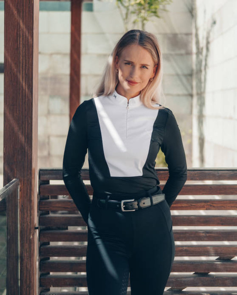 Koszula konkursowa z długim rękawem FAGER Sanna