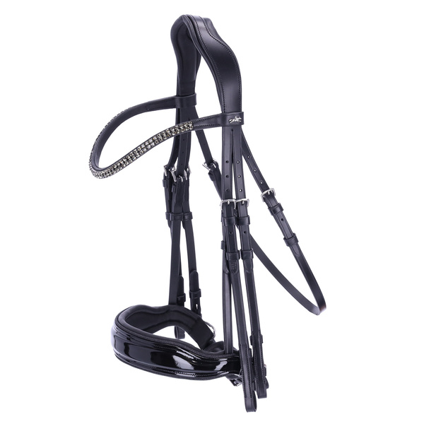 Ogłowie munsztukowe z nachrapnikiem szwedzkim Schockemöhle Sports Monticelli