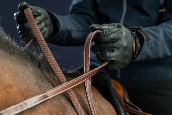 Wodze skórzano-gumowe Dy'on US Collection US05F