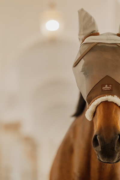 Maska przeciw owadom z futerkiem Kentucky Horsewear Skin Friendly
