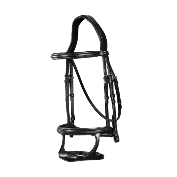 Ogłowie z podwójnym nachrapnikiem Dy'on New English Collection NEAAAH