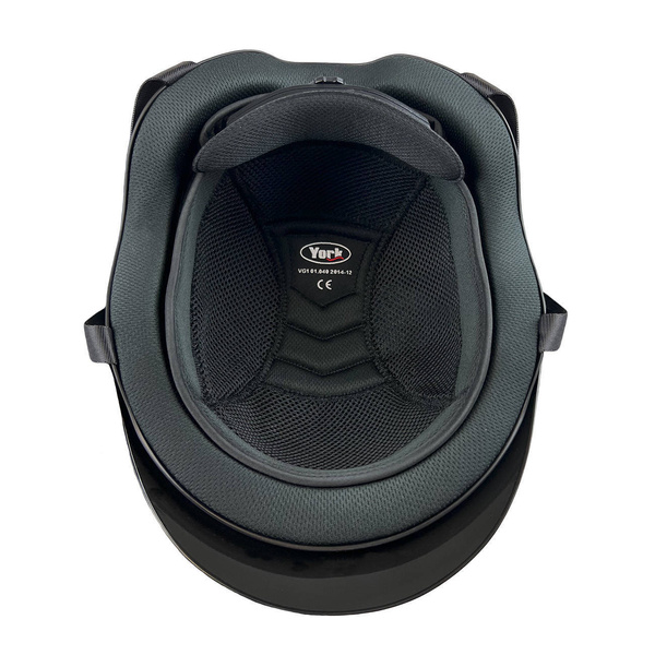 Kask jeździecki York Saphire Shiny Black