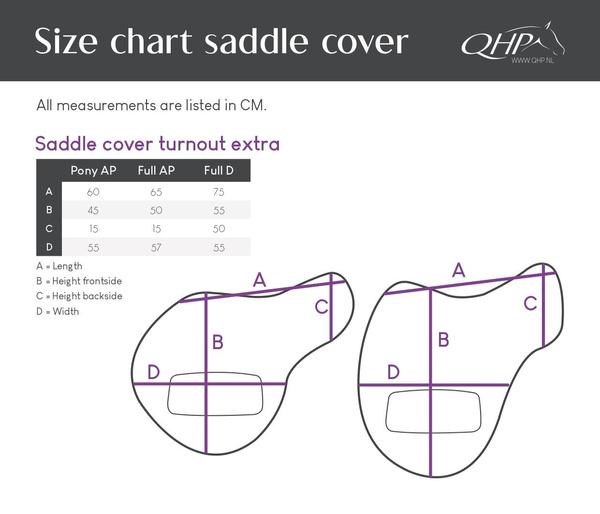 Pokrowiec na siodło QHP Extra
