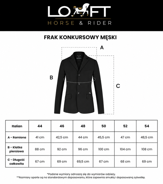 Męski frak konkursowy Kentucky Ridingwear Classic