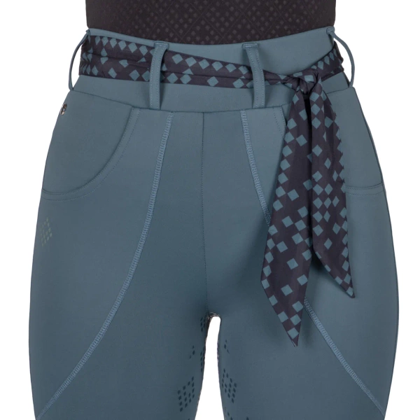 Legginsy z pełnym lejem silikonowym QHP Micah