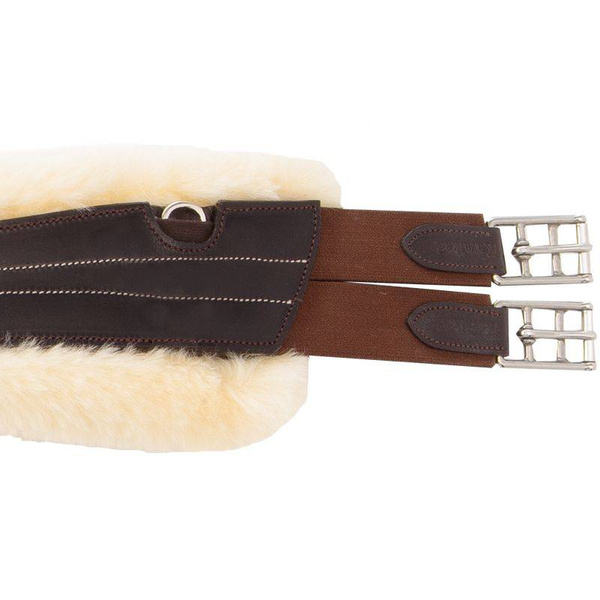 Popręg z fartuchem i futrem Kavalkade Excellence