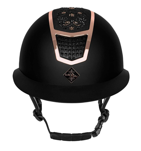 Kask z szerokim daszkiem FP Quantinum Chic Rosegold