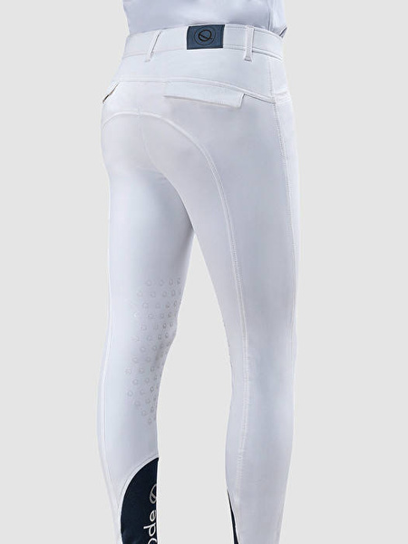 Bryczesy męskie z kolanowym lejem silikonowym Eqode by Equiline Davis