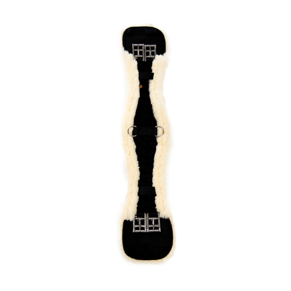 Popręg ujeżdżeniowy z futrem syntetycznym Kentucky Horsewear Sheepskin Short Girth