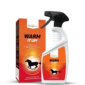 Wcierka rozgrzewająca w spray'u Horseline Warm it up!