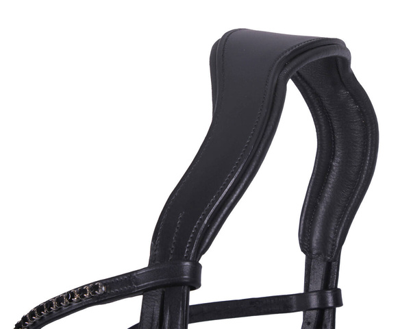 Ogłowie anatomiczne z nachrapnikiem szwedzkim QHP Selene