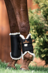 Ochraniacze ujeżdżeniowe z futrem Kentucky Horsewear Turnout Boots Leather - przody