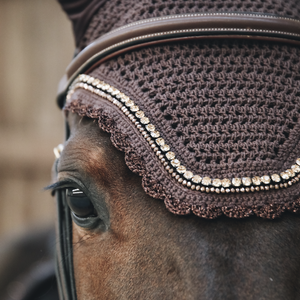Nauszniki klasyczne Kentucky Horsewear Wellington Stone&Pearl