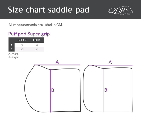 Pad ujeżdżeniowy QHP Super Grip