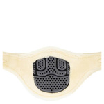 Popręg z fartuchem i futrem Acavallo Comfort Gel Eco Wool