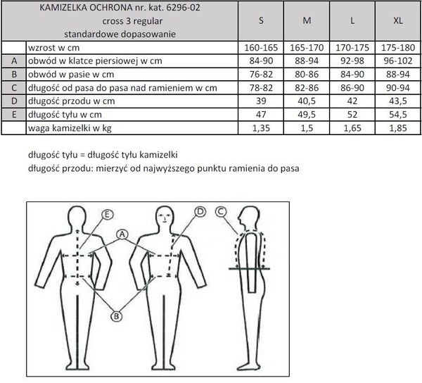 Kamizelka ochronna Komperdell Ultra Fit Level 3