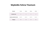 Munsztuk FAGER Felicia Titanium  - sztanga z portem językowym