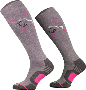 Podkolanówki jeździeckie z wełny merynosa Comodo Jockey