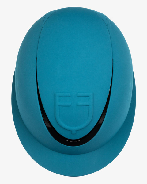 Kask z szerokim daszkiem Equestro Embossed logo