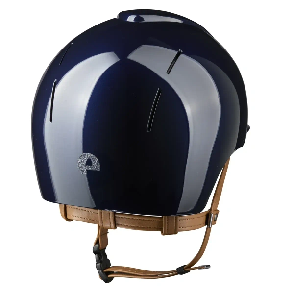 Kask jeździecki KEP Italia Smart Nova Polish Blue/Beige Star Silver