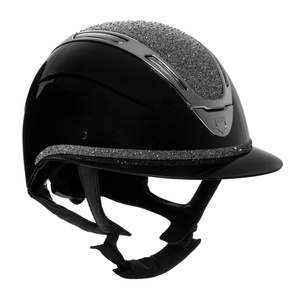 Kask jeździecki z szerokim daszkiem Equestro Apocalypse Glossy
