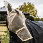 Maska przeciw owadom z uszami i ochroną nosa Kentucky Horsewear Heart