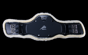 Popręg ujeżdżeniowy z futrem eQuick ePearl Fluffy