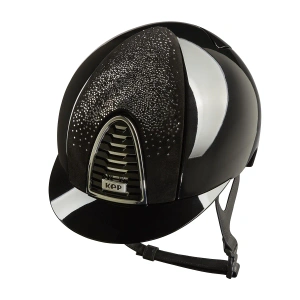 Kask jeździecki KEP Italia Cromo 2.0 Polish Nebula Black/Silver