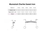 Munsztuk FAGER Charles Titanium - sztanga z portem językowym