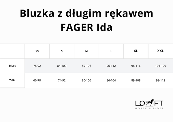 Bluzka z długim rękawem FAGER Ida