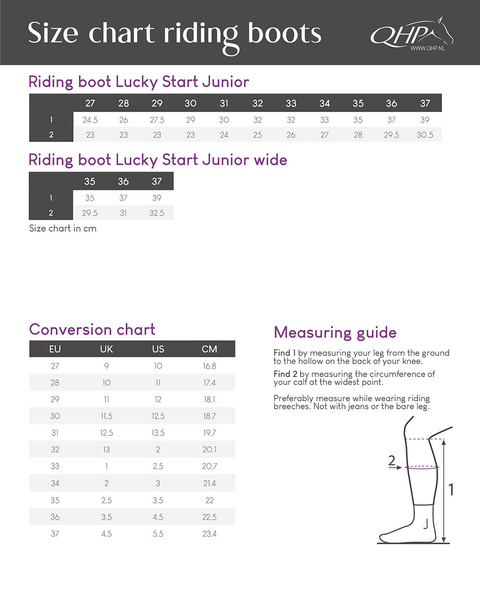 Oficerki młodzieżowe QHP Lucky Start Junior Wide