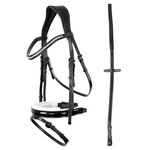 Ogłowie anatomiczne z lakierowanym nachrapnikiem szwedzkim ANKY®