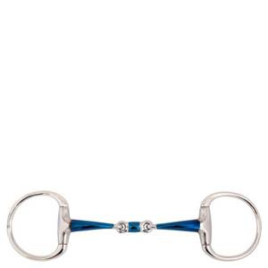 Wędzidło oliwkowe BR Sweet Iron - podwójnie łamane