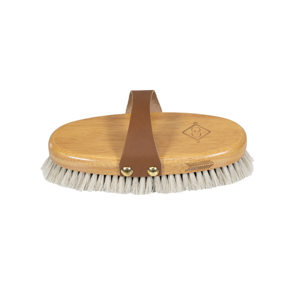 Szczotka do nabłyszczania sierści konia z naturalnego włosia końskiego Kentucky Horsewear Overall Brush Body Shine