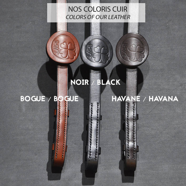 Ogłowie anatomiczne z opadającym naczółkiem IHWT Evolution Infinity