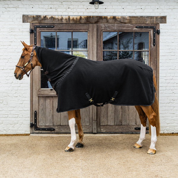 Derka polarowa z kapturem Kentucky Horsewear Fleece Rug with Neck