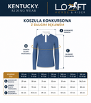 Chłopięca koszula konkursowa z długim rękawem Kentucky Ridingwear Osaka