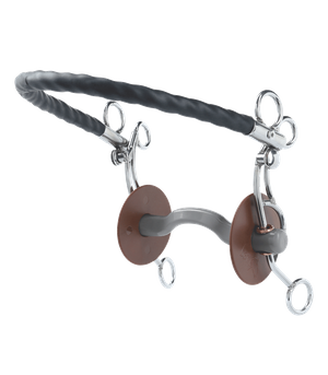 Tandem ze skórzanym nachrapnikiem Beris US KONNEX - językowy