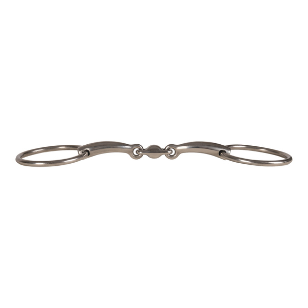 Wędzidło zwykłe Velari Stainless Steel - podwójnie łamane