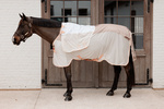 Derka siatkowa przeciw owadom z wodoodpornym grzbietem Kentucky Horsewear Waterproof Combo Fly Rug Comfort