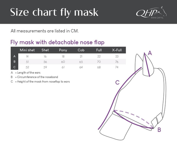 Maska przeciw owadom z ochroną na chrapy QHP