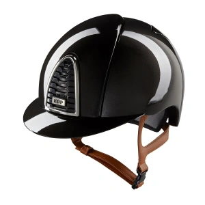 Kask jeździecki KEP Italia Cromo 2.0 Black/Beige Shine
