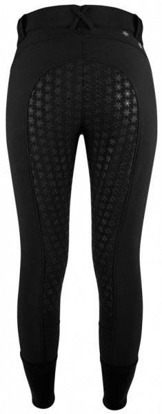 Bryczesy zimowe z pełnym lejem silikonowym Horsenjoy Snowflake