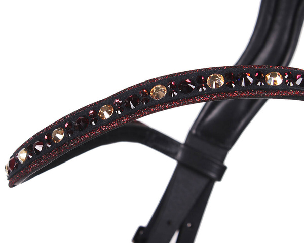 Ogłowie anatomiczne z nachrapnikiem szwedzkim QHP Orlando