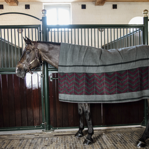 Derka polarowa Kentucky Horsewear Heavy Fleece Rug Square Fishbone